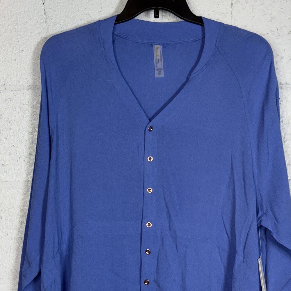 Raisins Juniors' Belize Beach Cover-up Tunic Top - Blue large - Picture 4 of 9